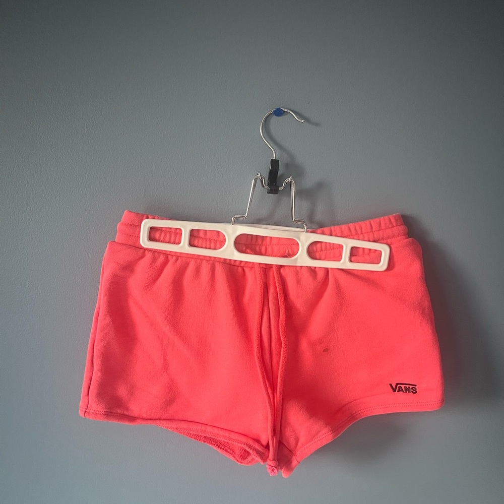 Vans Women's Vibrant Pink Athletic Shorts